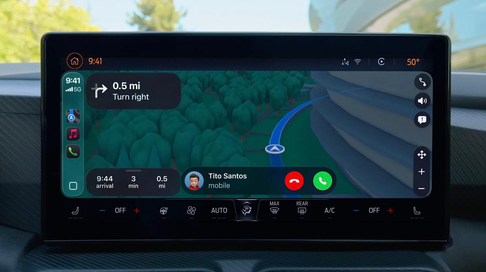 CarPlay compact call ui on iOS 26