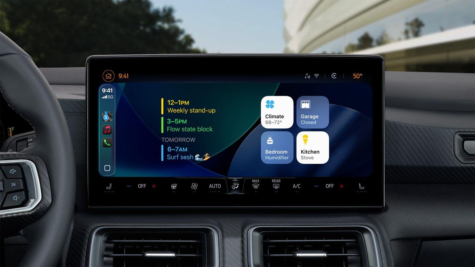CarPlay widgets in iOS 26