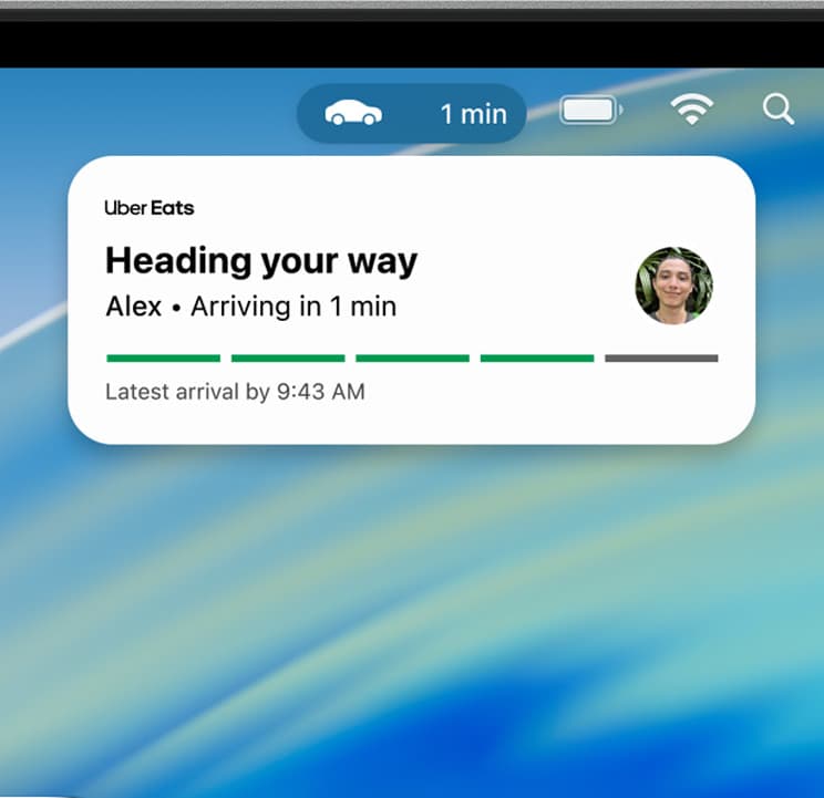Live Activities work on Mac