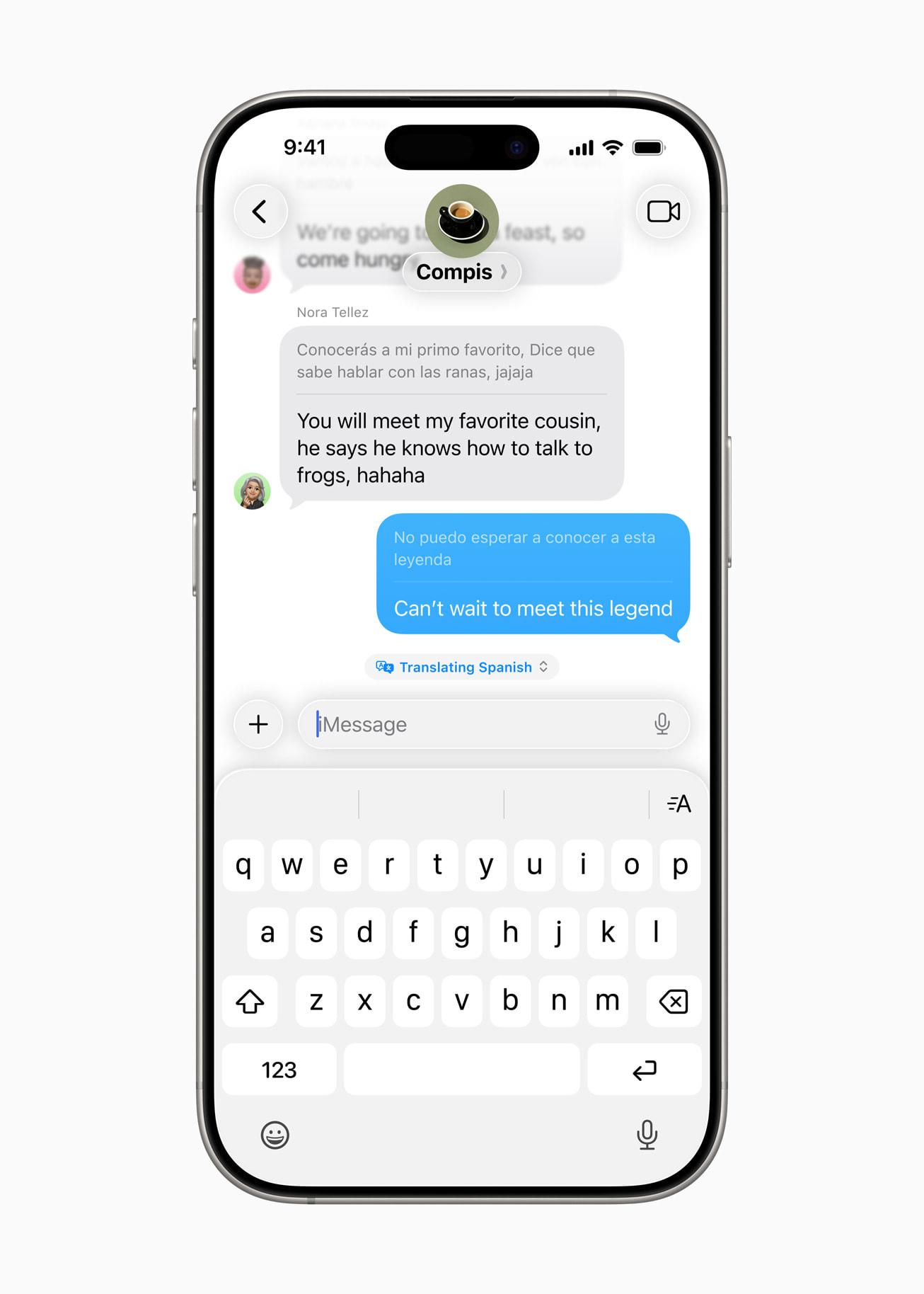 Live translation in real time