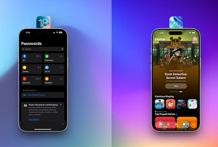 New game app in iOS 26