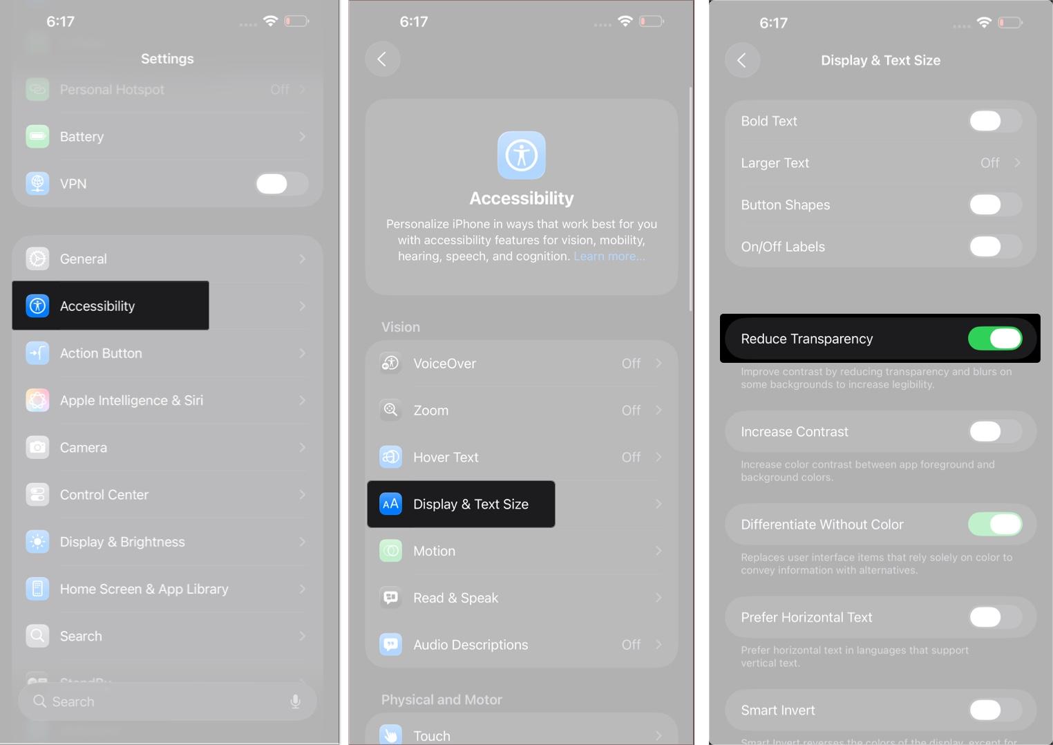 How to Tone Down Liquid Glass UI in iOS 26 – iGeeksBlog