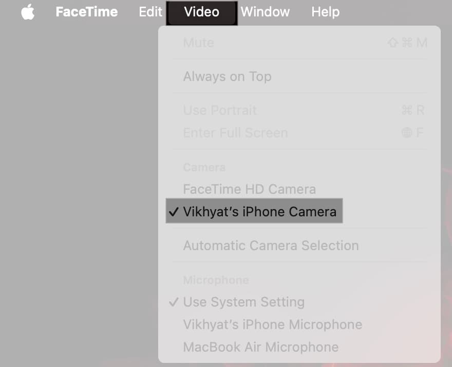 Use center stage on Mac with Continuity Camera