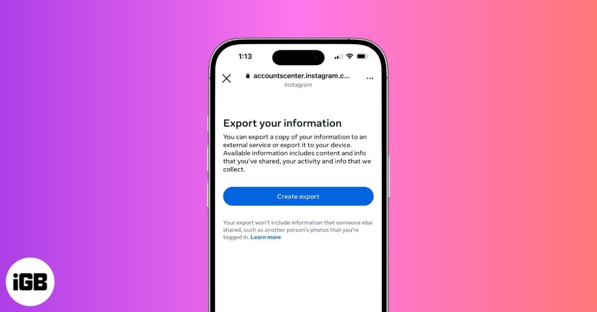 How to Download Your Instagram Data: Messages, Photos and Activity