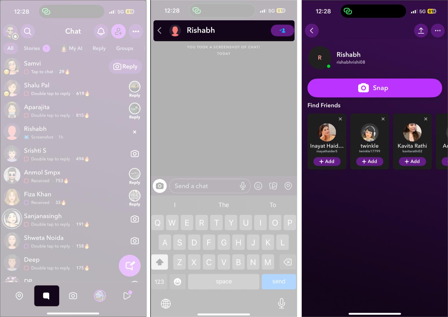 Check your friend profile info is visible or not