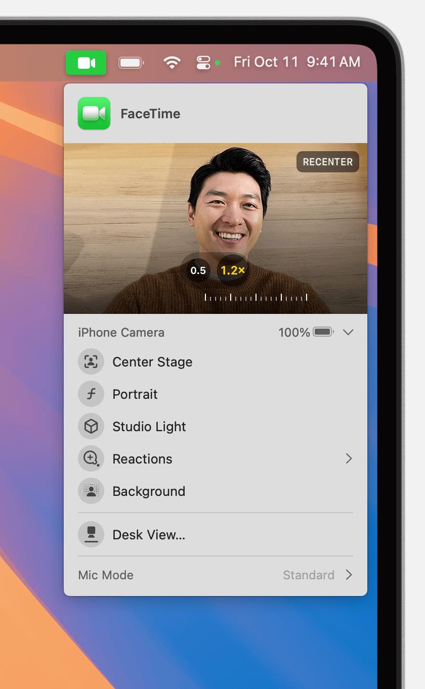 Customize webcam features using iPhone