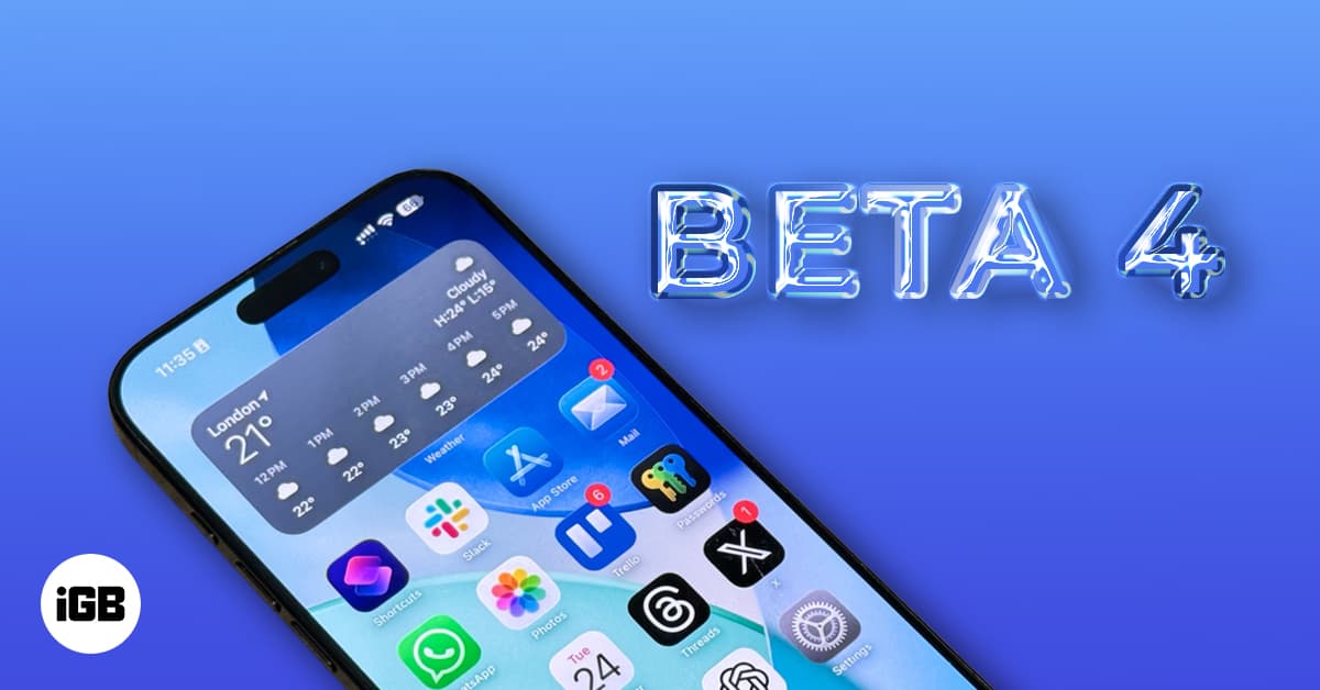 Apple Releases iOS 26 Beta 4 With Enhanced ‘Liquid Glass’ Animations