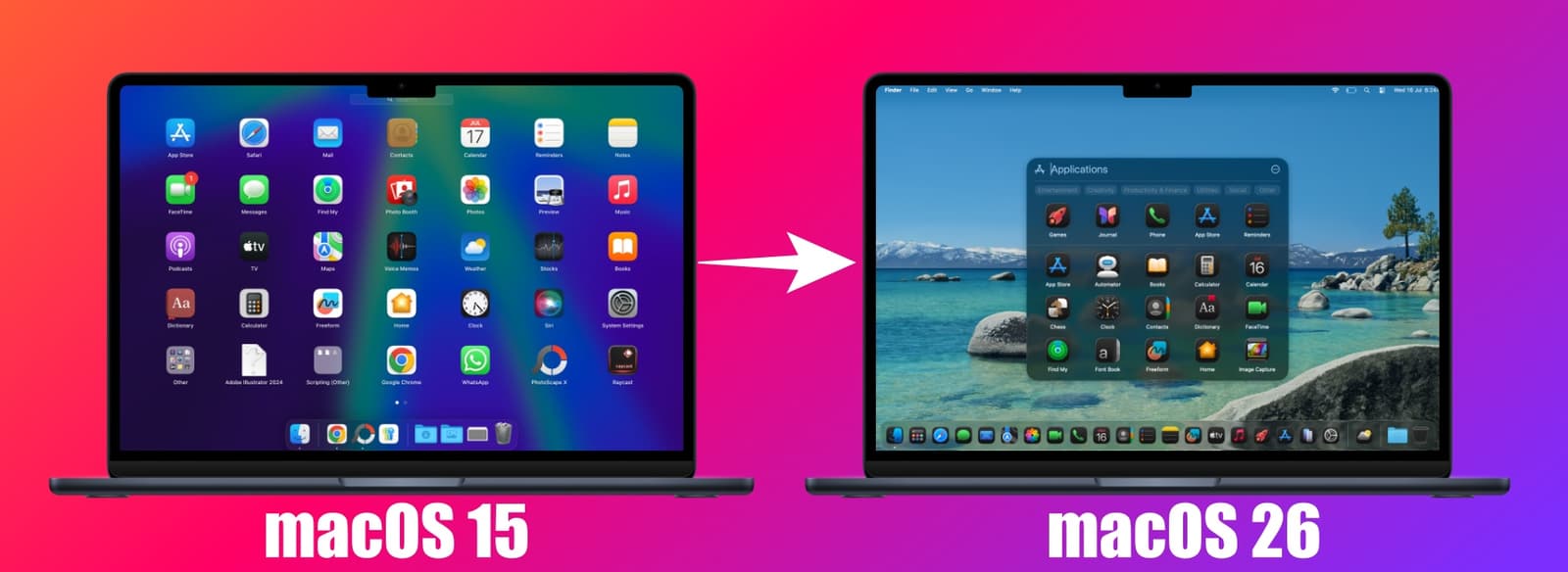 launchpad removed in macos 26.