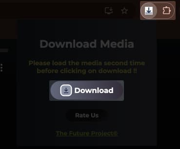 Open extension and download whats app video and images