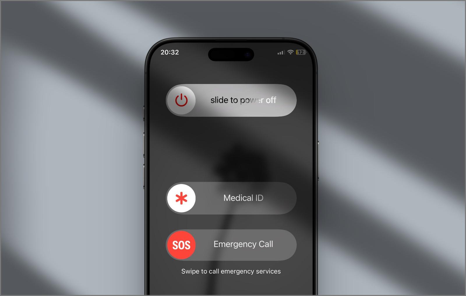 Power off your iPhone