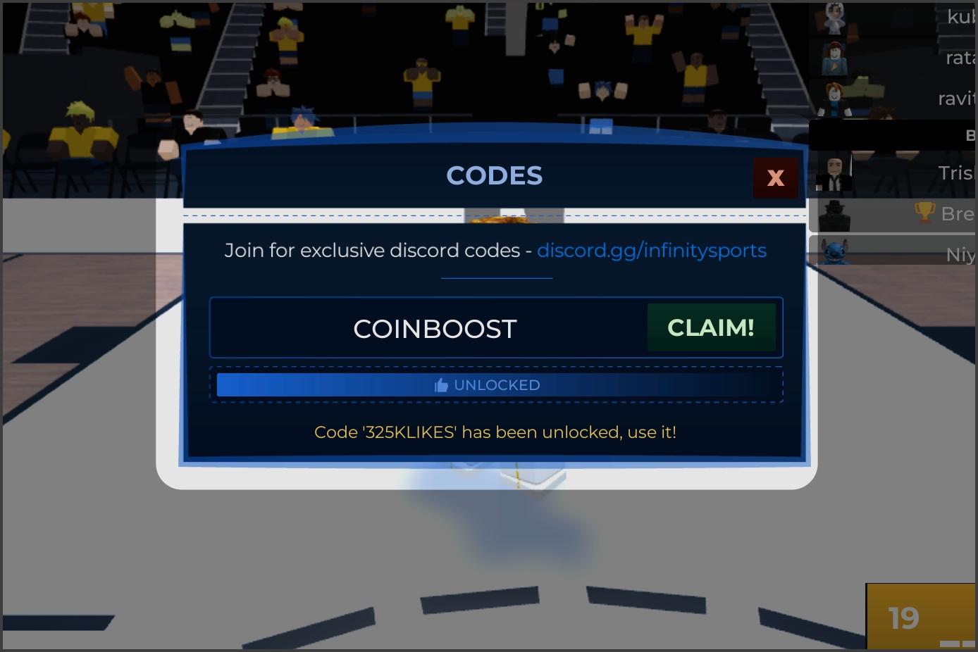 Redeem Basketball Legends Codes