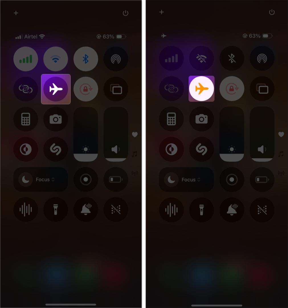 Toggle Airplane mode on and then off