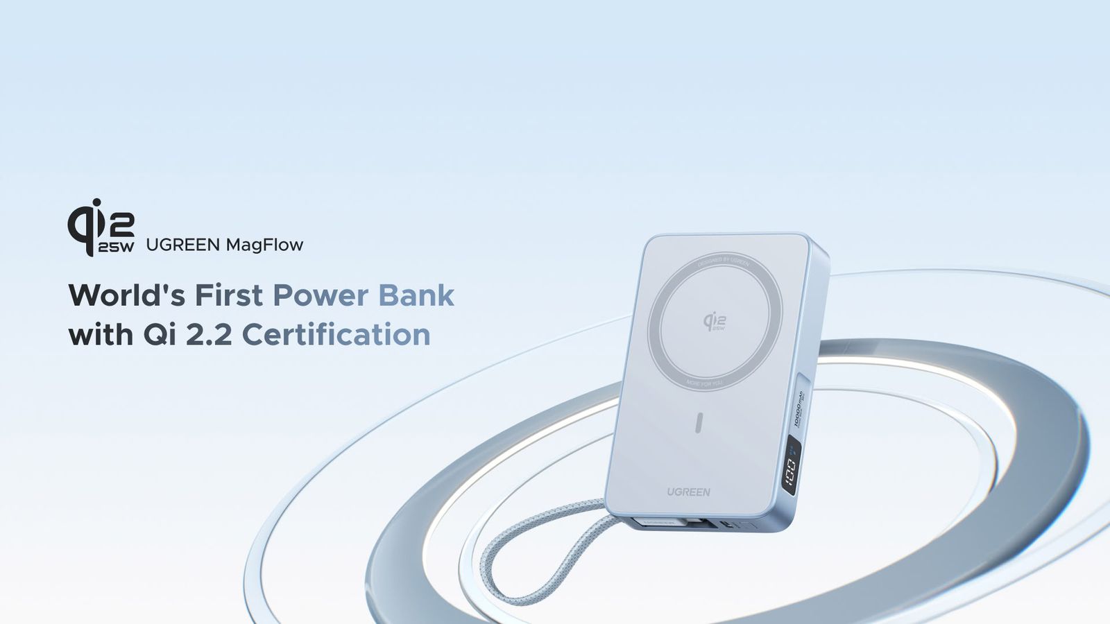 Qi 2.2 certified third-party power bank
