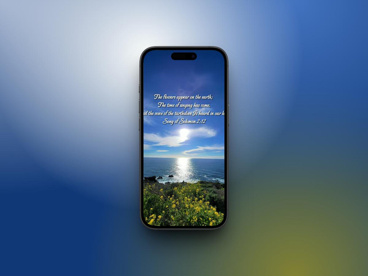 Floral Botanical Theme Bible Verse Wallpapers