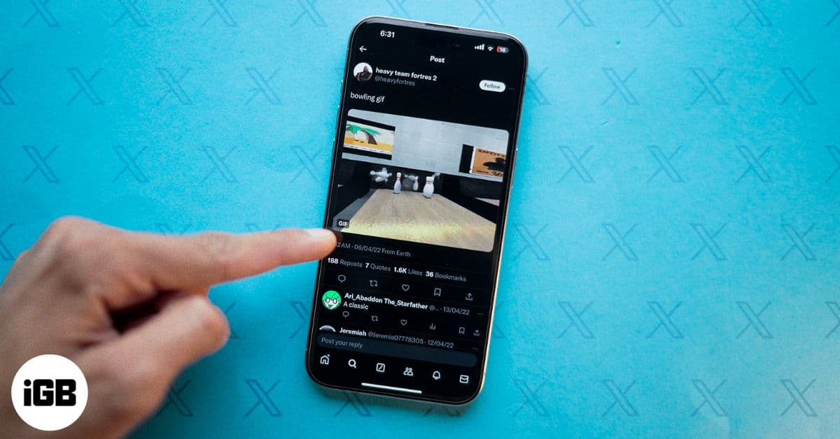 How to Download a GIF From Twitter (X) on iPhone, iPad, or Desktop