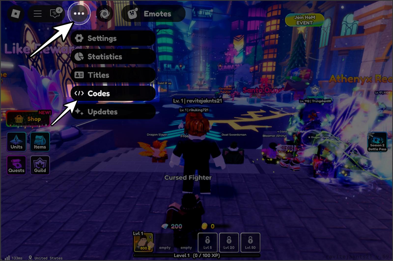 Codes on Anime Defenders