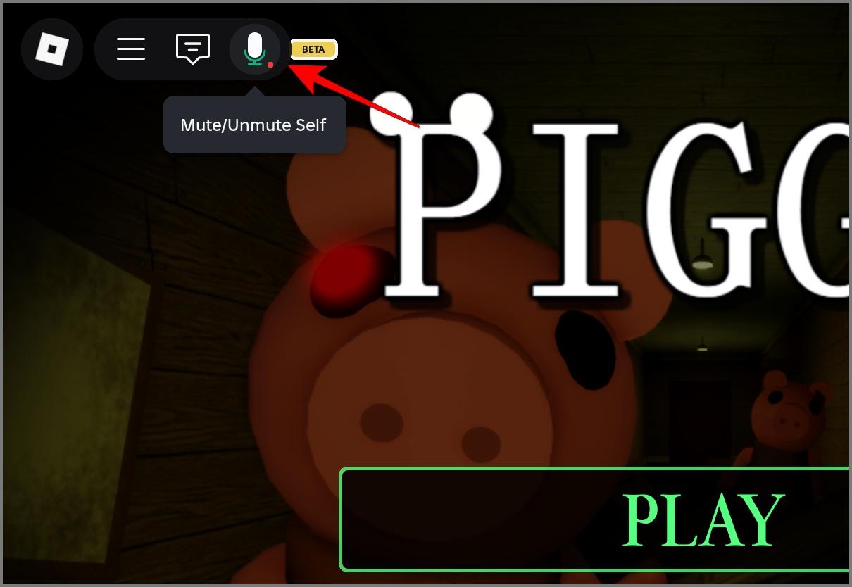 Mic icon on Roblox