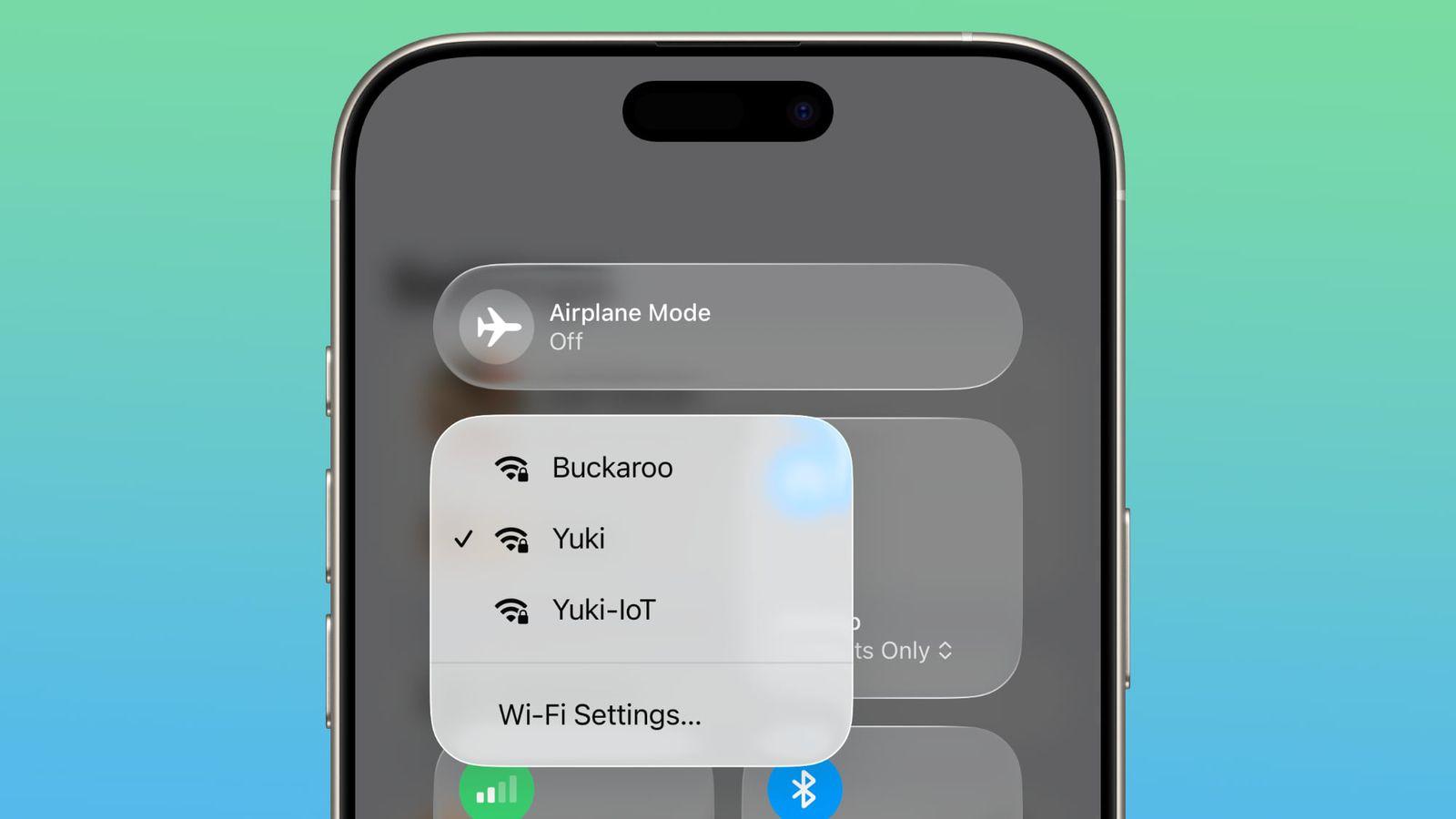 Wifi security info iOS 26 Beta 5