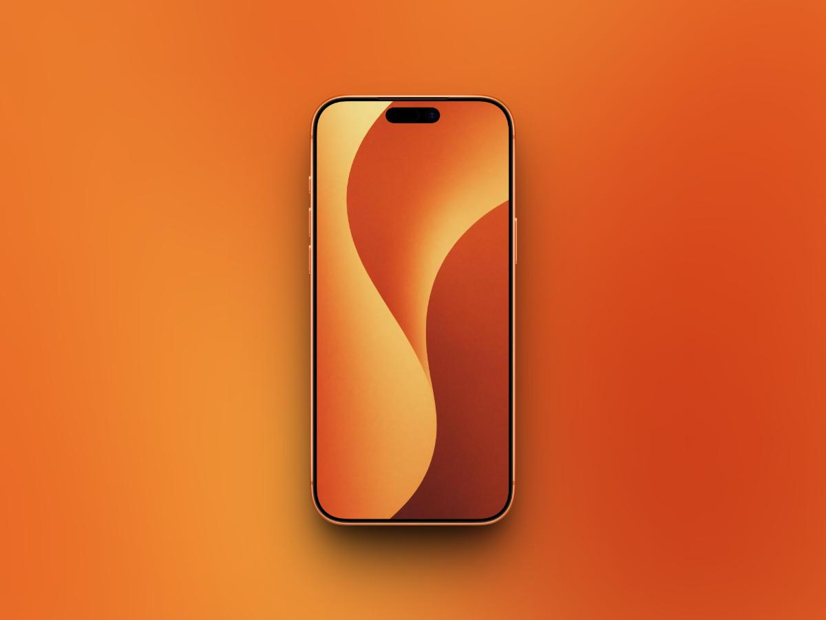Abstract Orange for iPhone