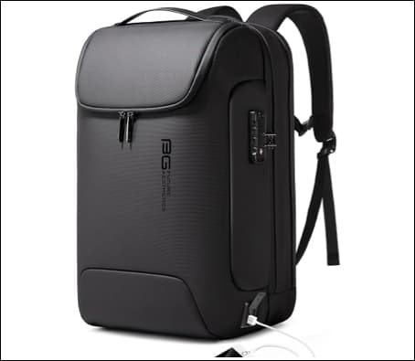 BANGE Mens Anti-Theft Backpack