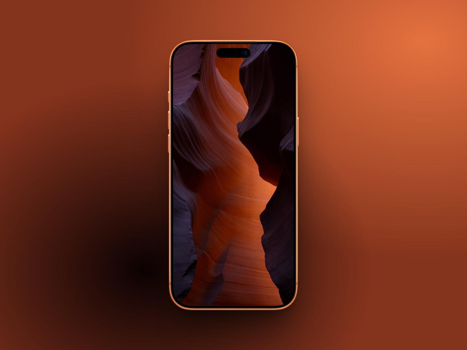 Colorful Textural Canyon - Depth Effect Wallpaper