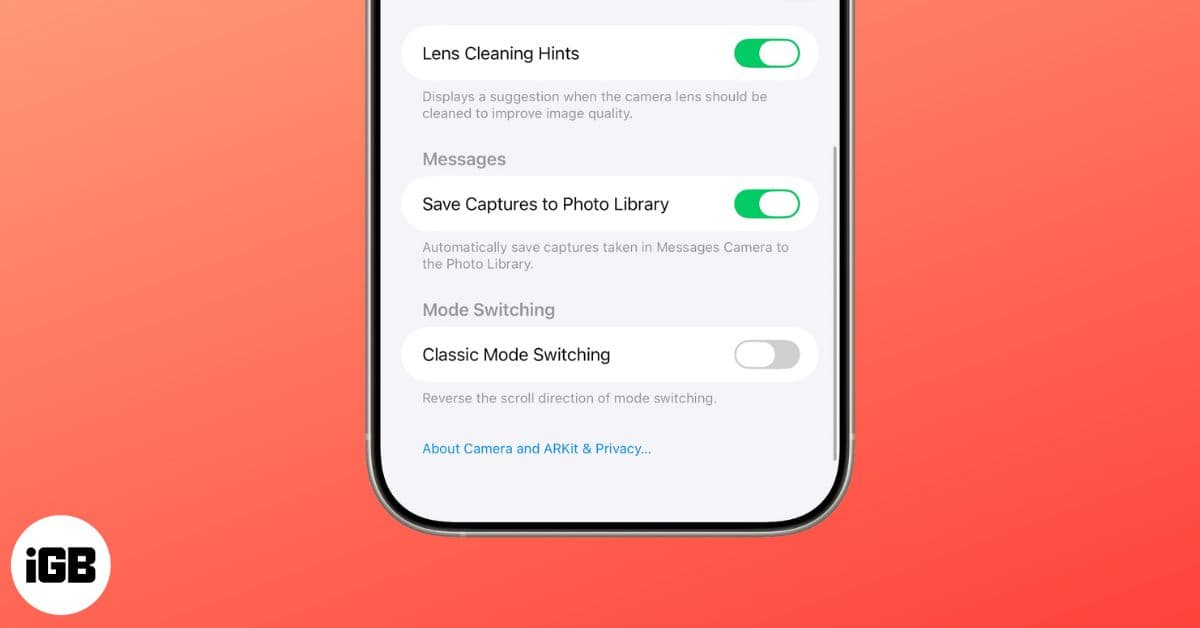 iOS 26 Will Tell You When Your iPhone Lens Is Dirty