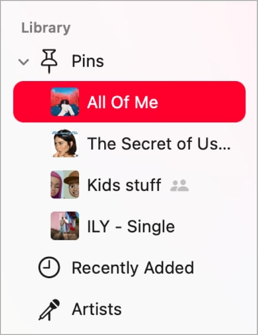 Music Pins on Mac