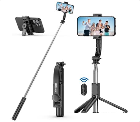 SelfieShow Selfie Stick Tripod with Wireless Remote