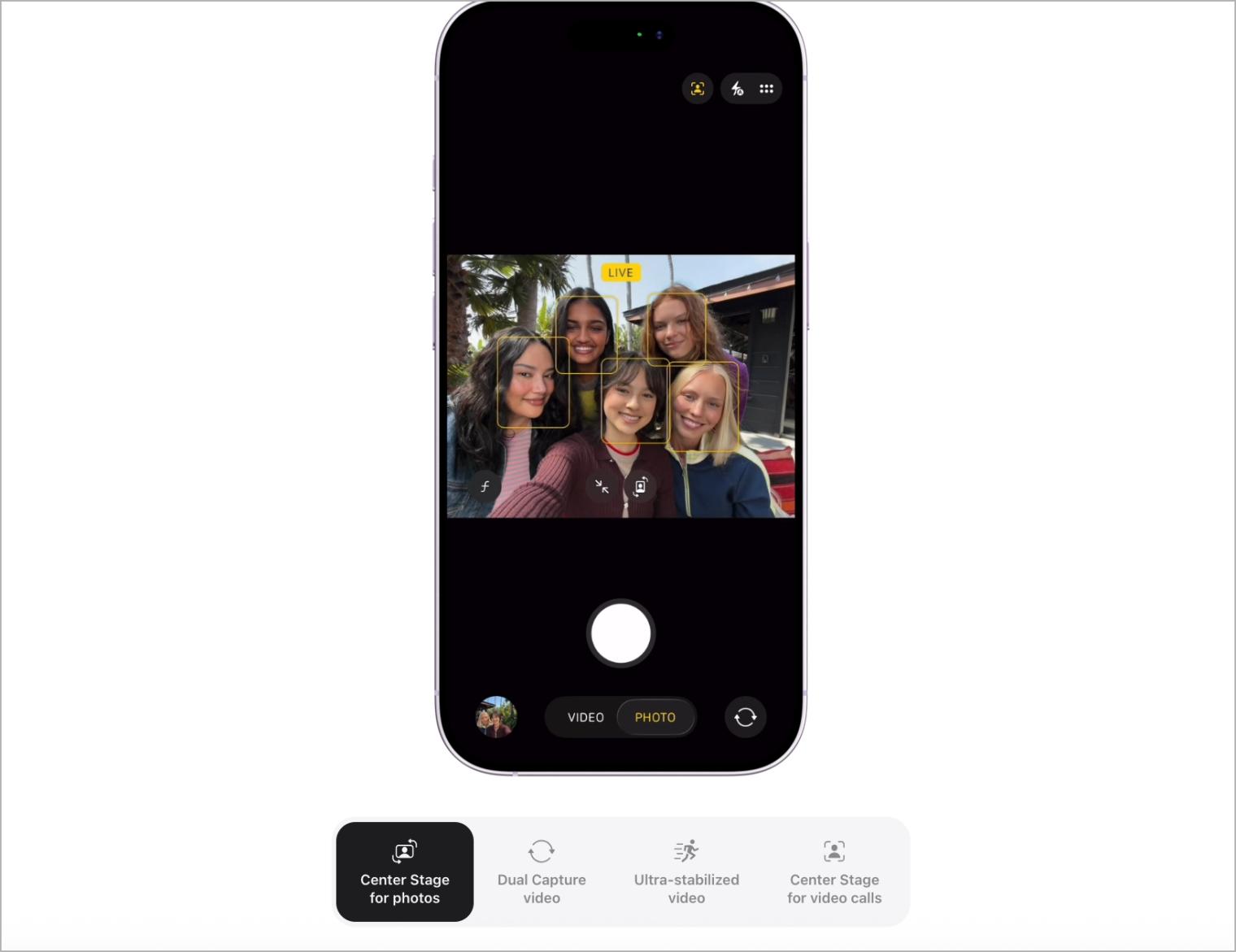 iPhone 17 Center Stage