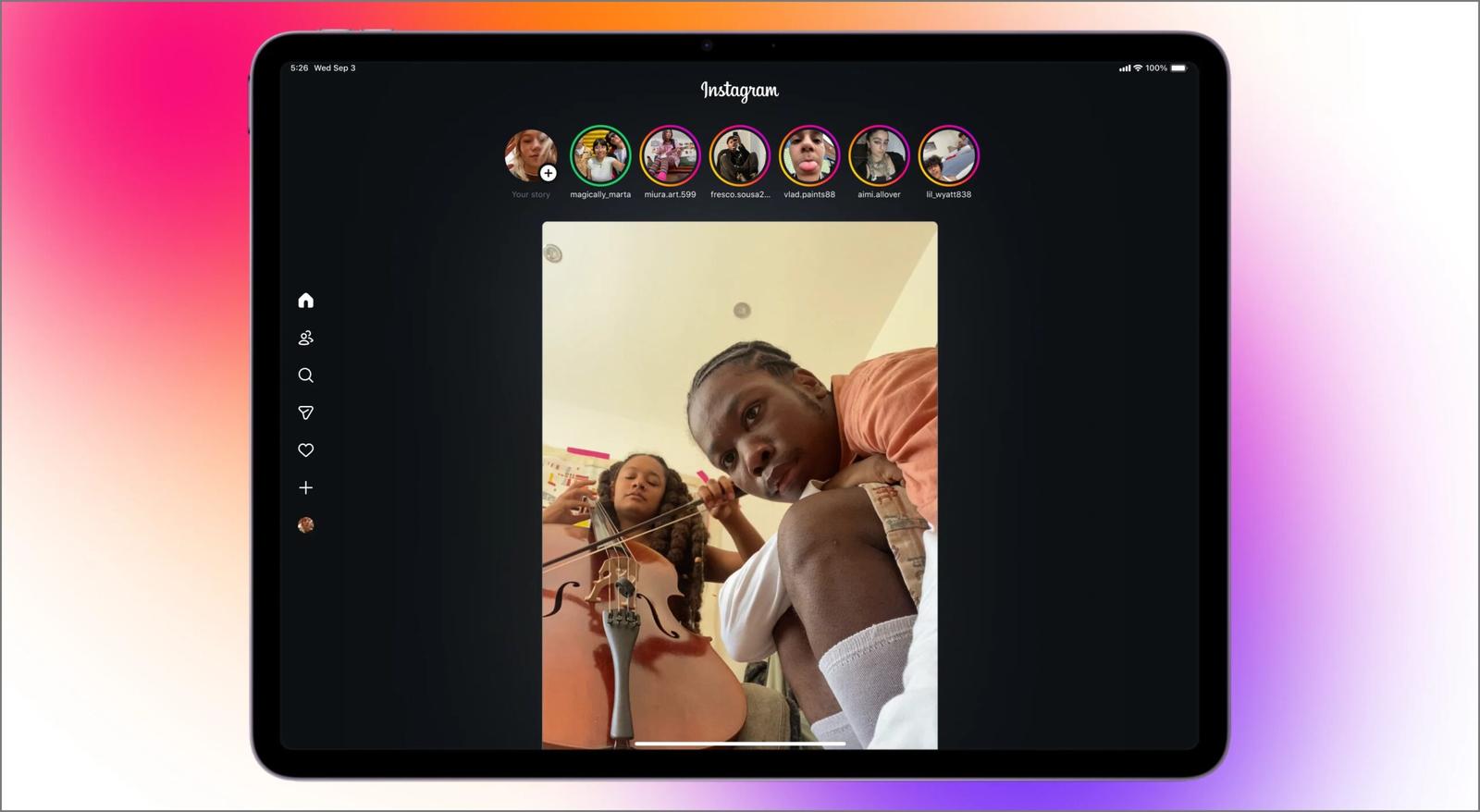 Instagram iPad app