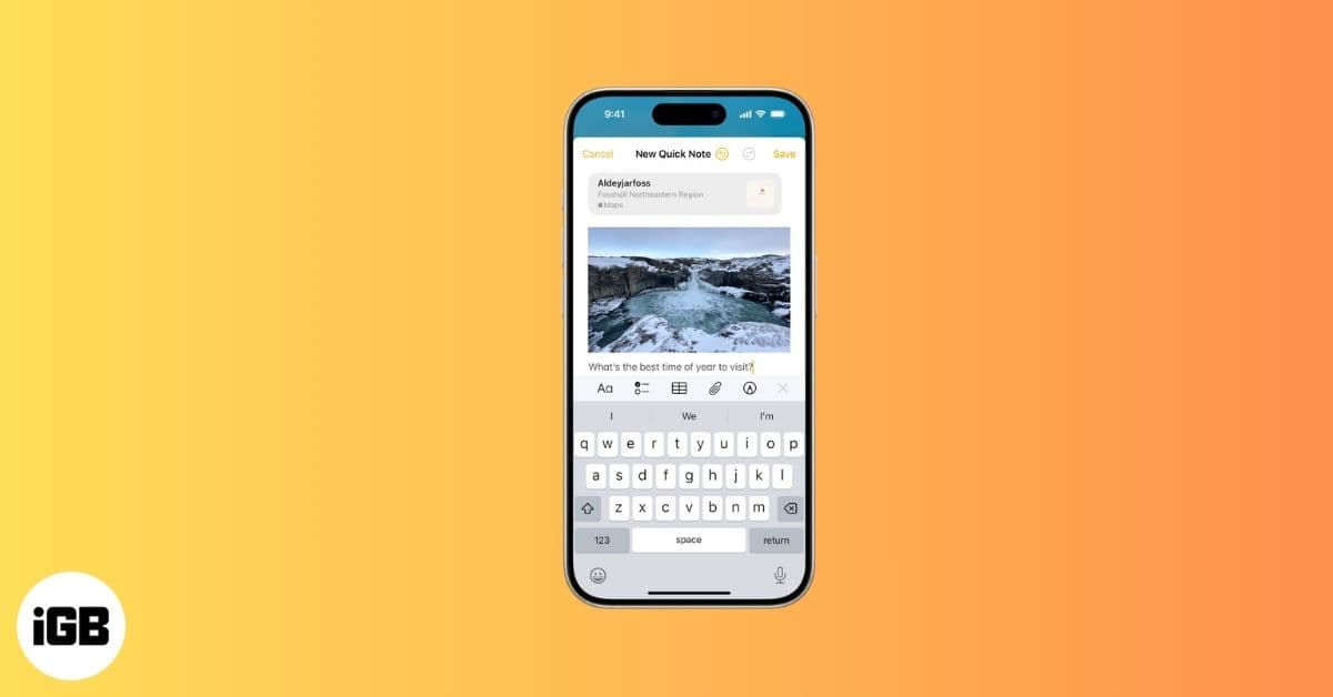 How to Create and Use Quick Notes on iPhone