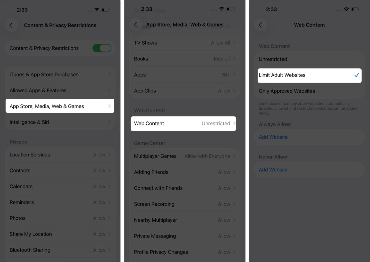 Permanently Disable the Private Browsing Option