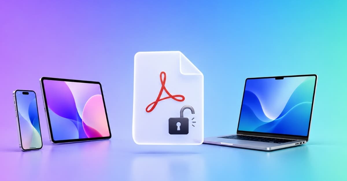 How to Remove Password From PDF on iPhone, iPad, and Mac