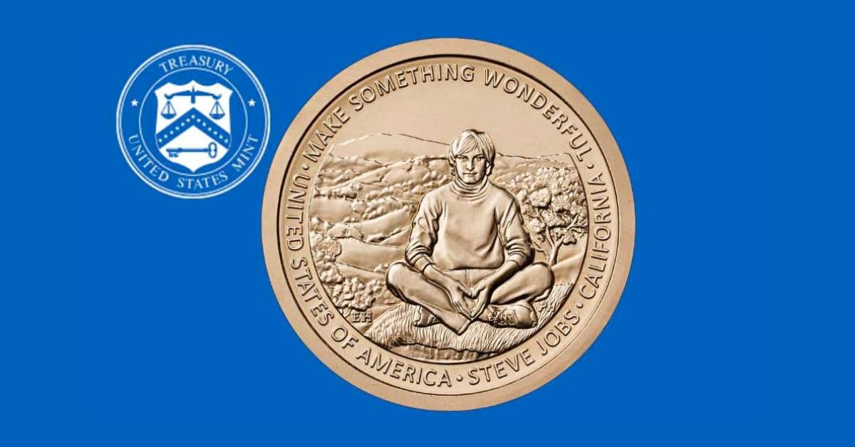 Steve Jobs to Appear on California $1 Coin in 2026 Innovation Series