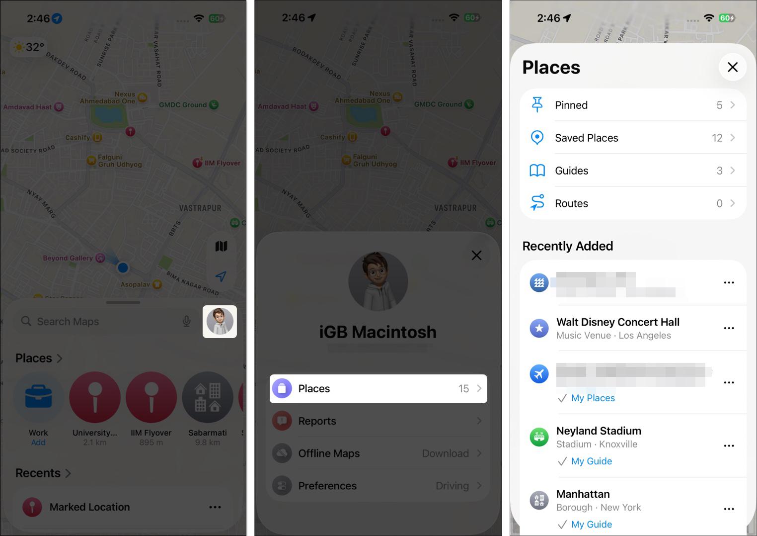 View your visited places on Apple Maps