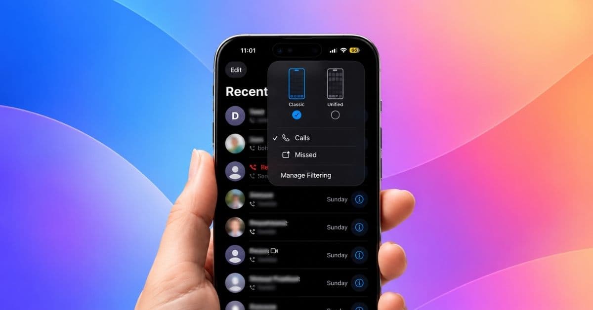 Switch Back to the Classic Layout on Your iPhone in iOS 27