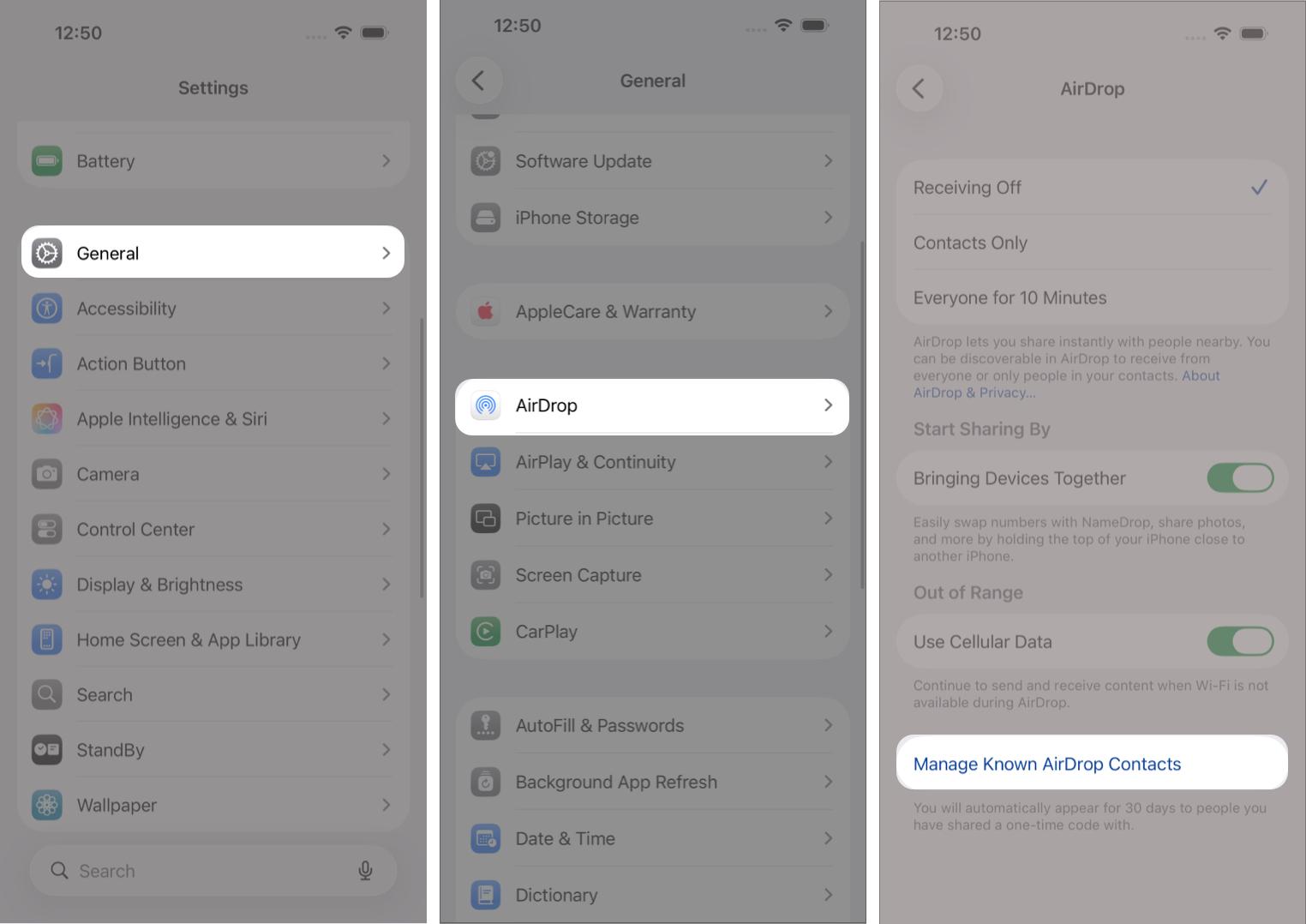 AirDrop Adds Extra Protection for Unknown Users