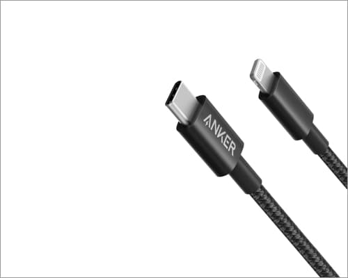 Anker New Nylon USB C to Lightning Cable