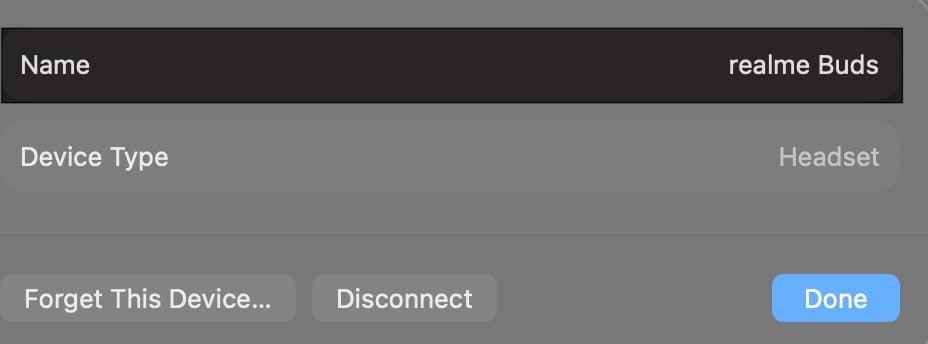 Click Name, then enter the new name