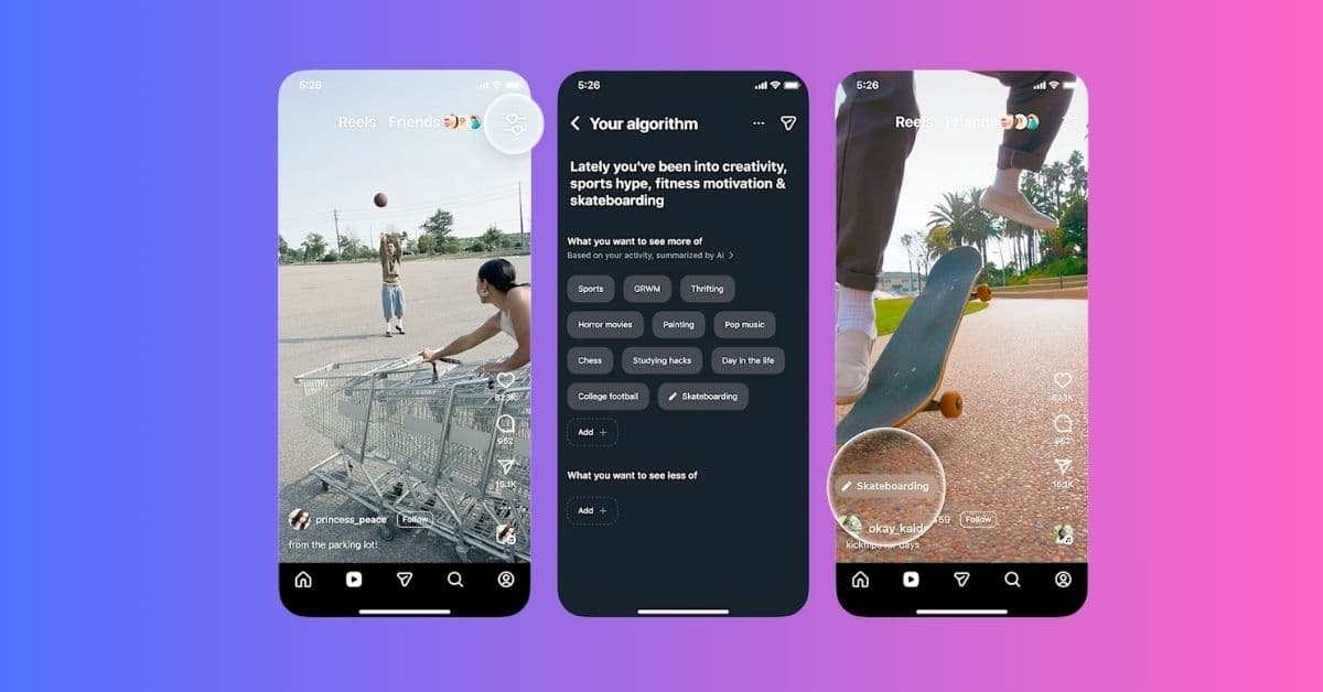 Instagram Now Lets You Fine Tune Your Reels Recommendations