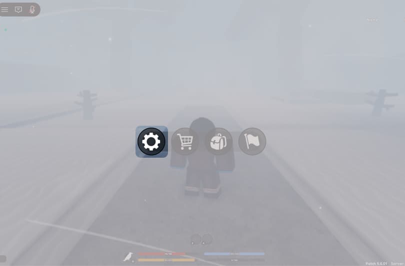 Press the Tab key to open the Menu and Click the Gear Icon