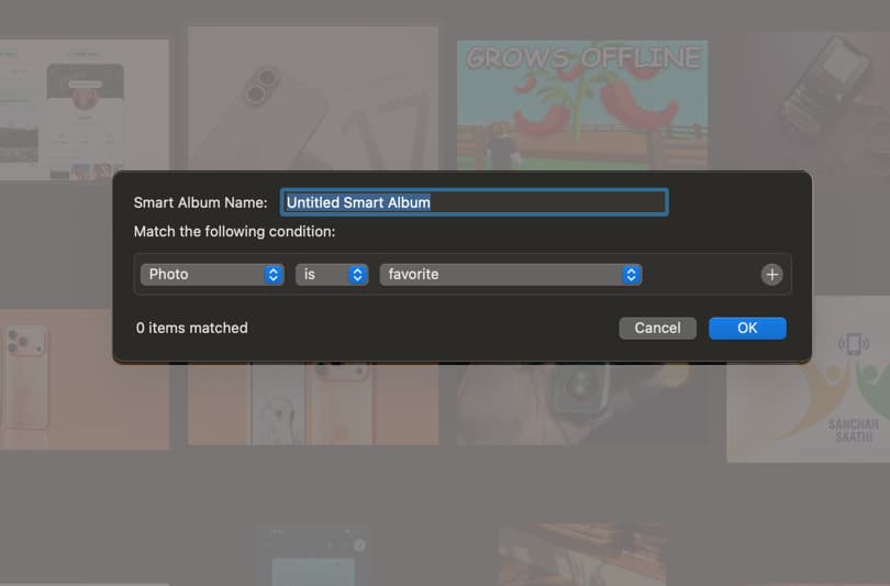 Set conditions And Click OK