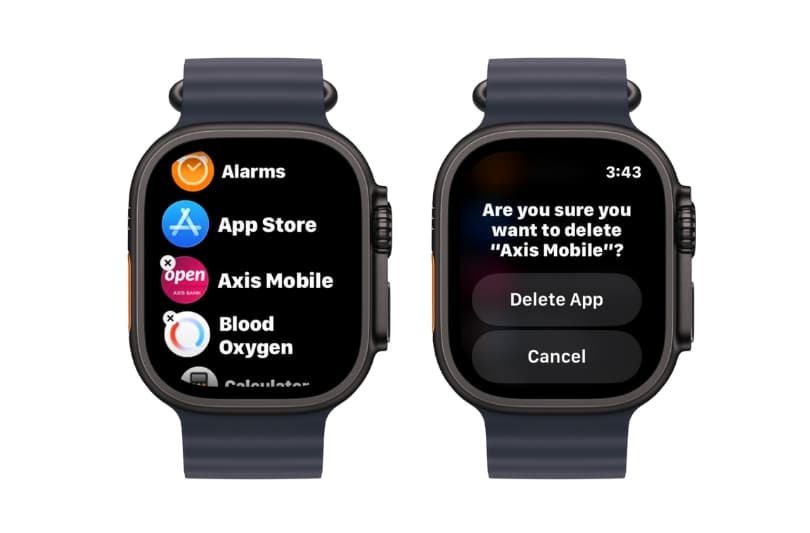 Delete Apps Directly on Apple Watch