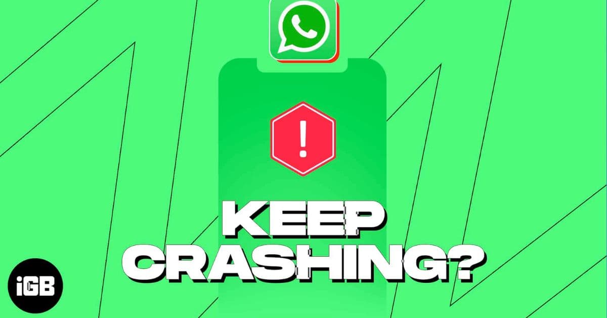 WhatsApp Keeps Crashing on iPhone? Here’s How to Fix It