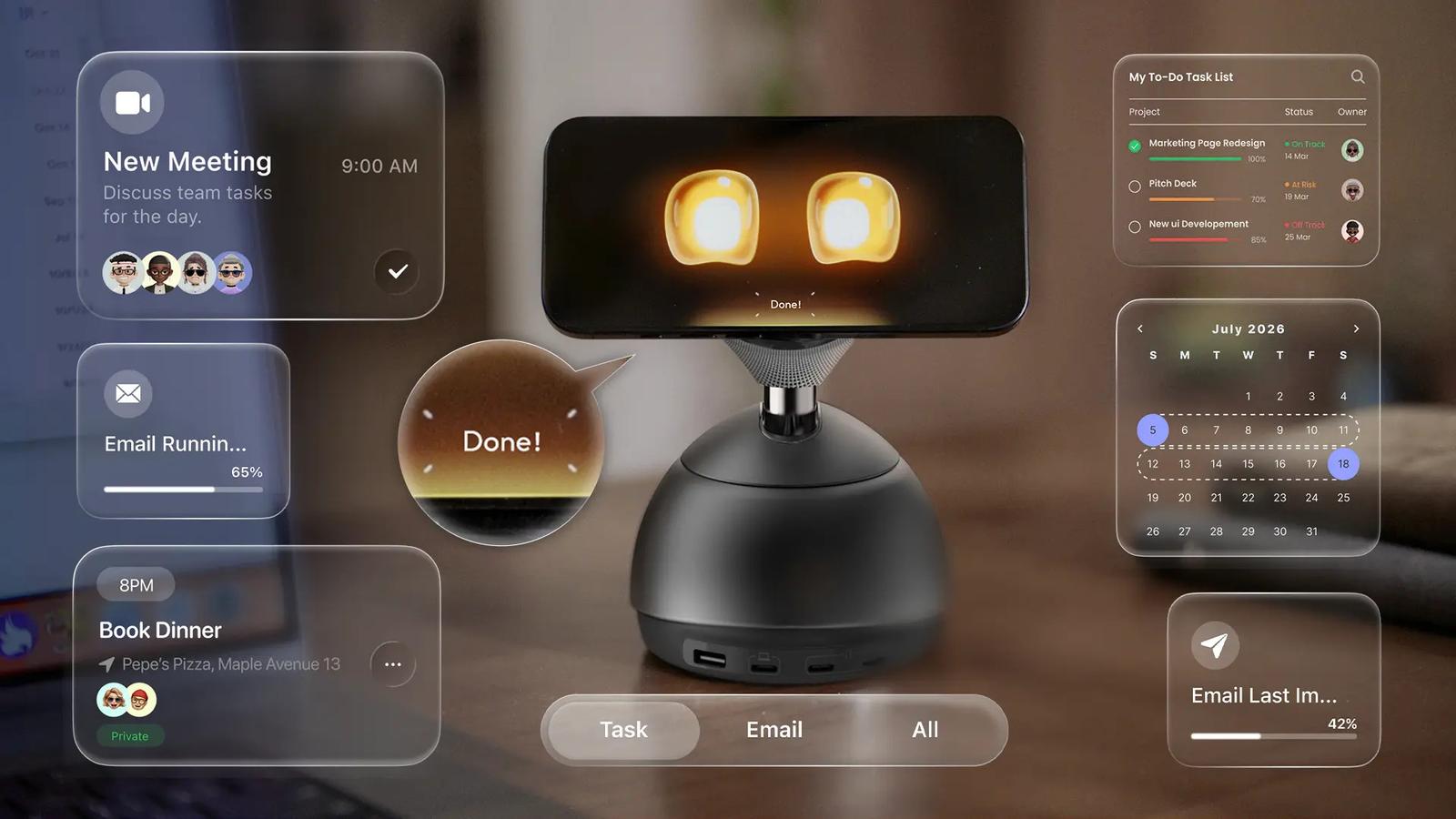 Loona Deskmate MagSafe AI charger