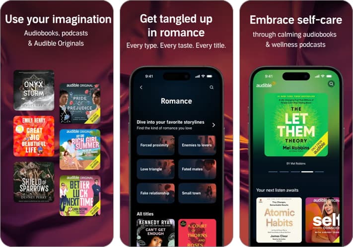 Audible Audiobook Apps