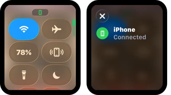 Check Connection Between iPhone and Apple Watch