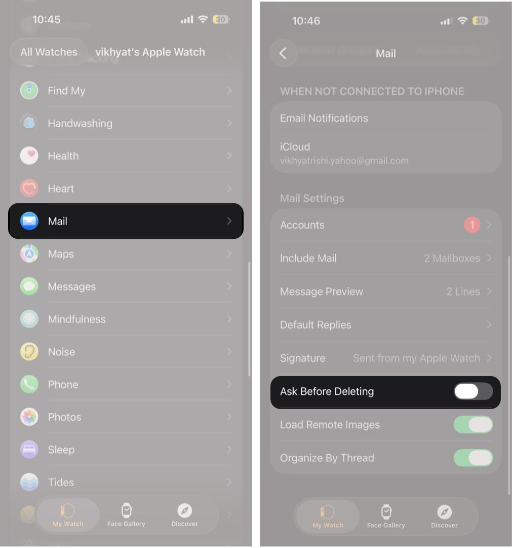 Enable Confirmation Before Deleting Emails