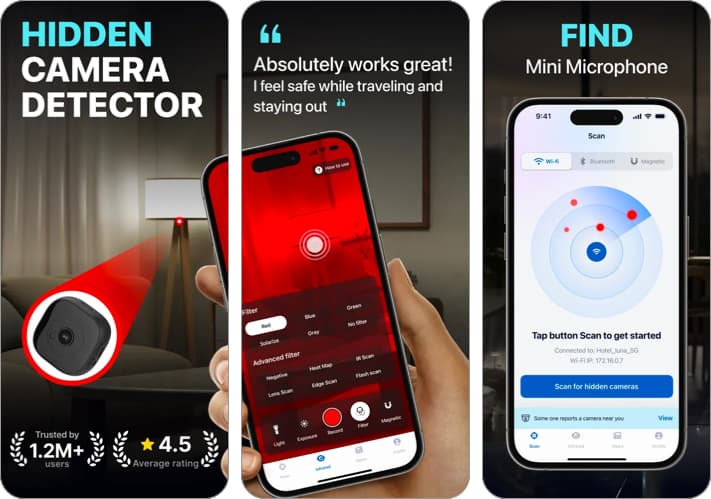 Hidden Camera Detector FindSpy