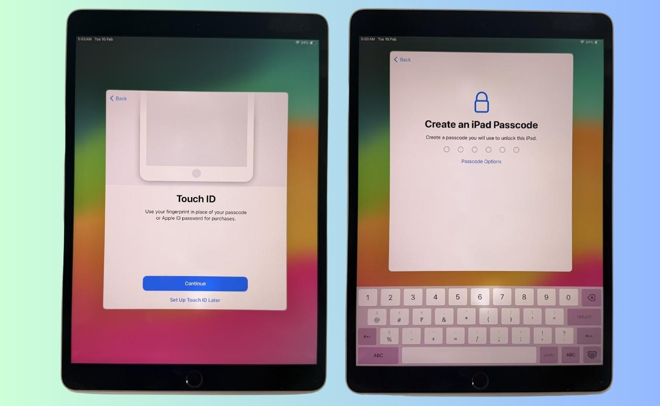 Set Up Face ID, Touch ID, and Your Passcode